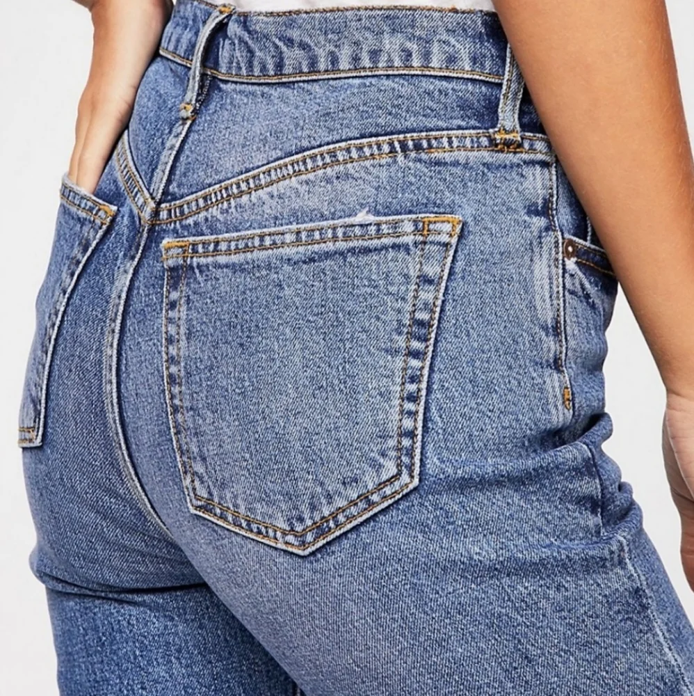 Free People We The Free Stella Skinny Jean Rip & Repair Raw Hem 28 - Picture 3 of 13